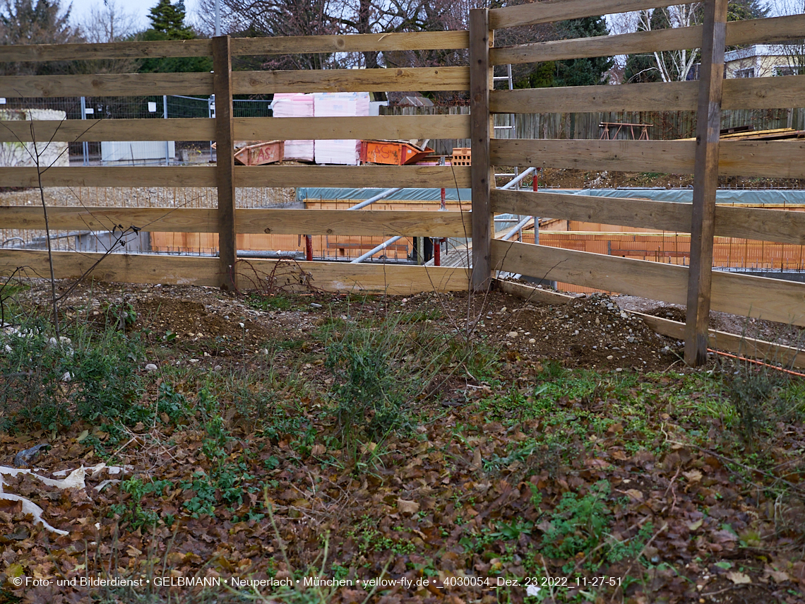 23.12.2022 - Neubau eines Mehrfamilienhause in der Niederalmstraße 16 in Neuperlach-Trudering